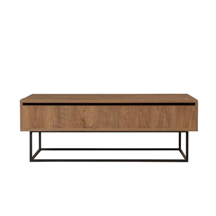 Hanah Home Laxus Takım 10 Conjunto de Muebles de Salón Nogal y Negro